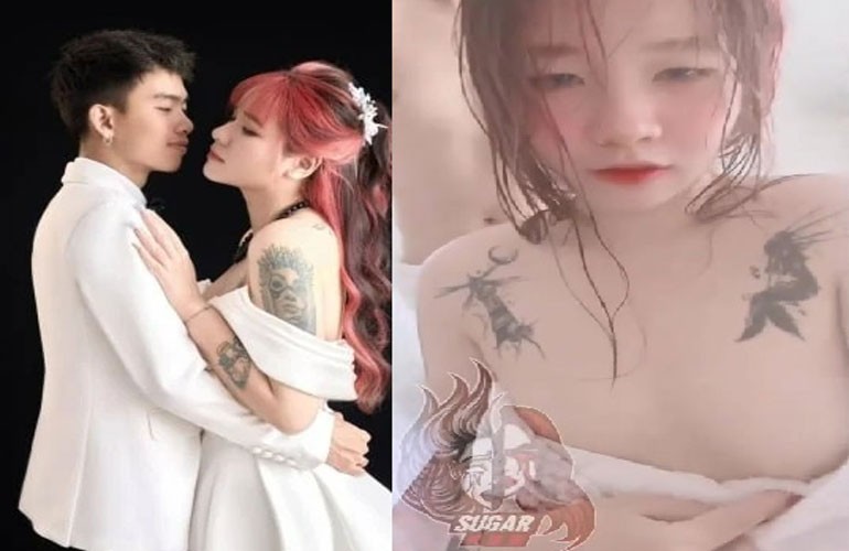 Cặp Đôi Xăm Trổ Cưới Nhau Vẫn Quay Clip Sex Địt Siêu Nứng