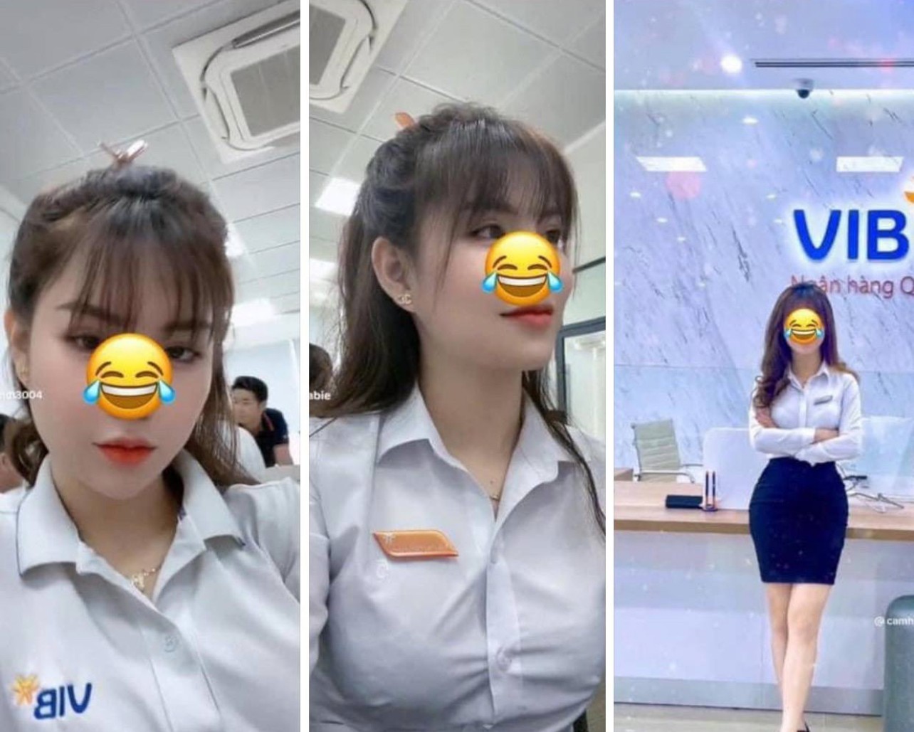 Chịch Em Cẩm Hồng Nhân Viên Ngân Hàng VIB Thơm Ngon