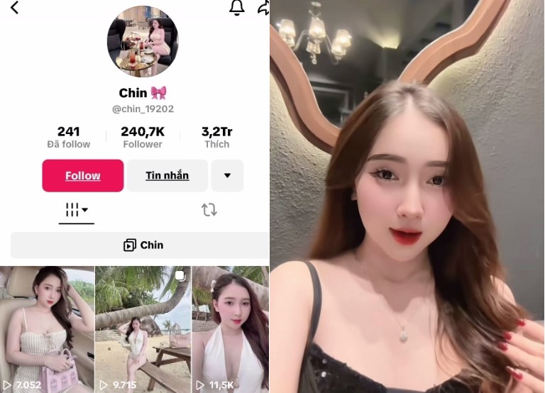 Chin Tiktoker bị chơi cười rạng ngời