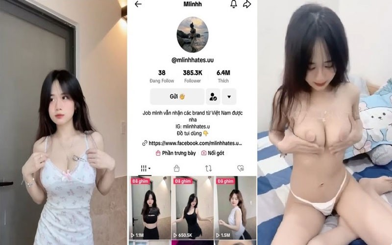 Clip Địt Nhau Của Em Mlinhhates 2005 Idol Tiktok Mlinh 400K Follow