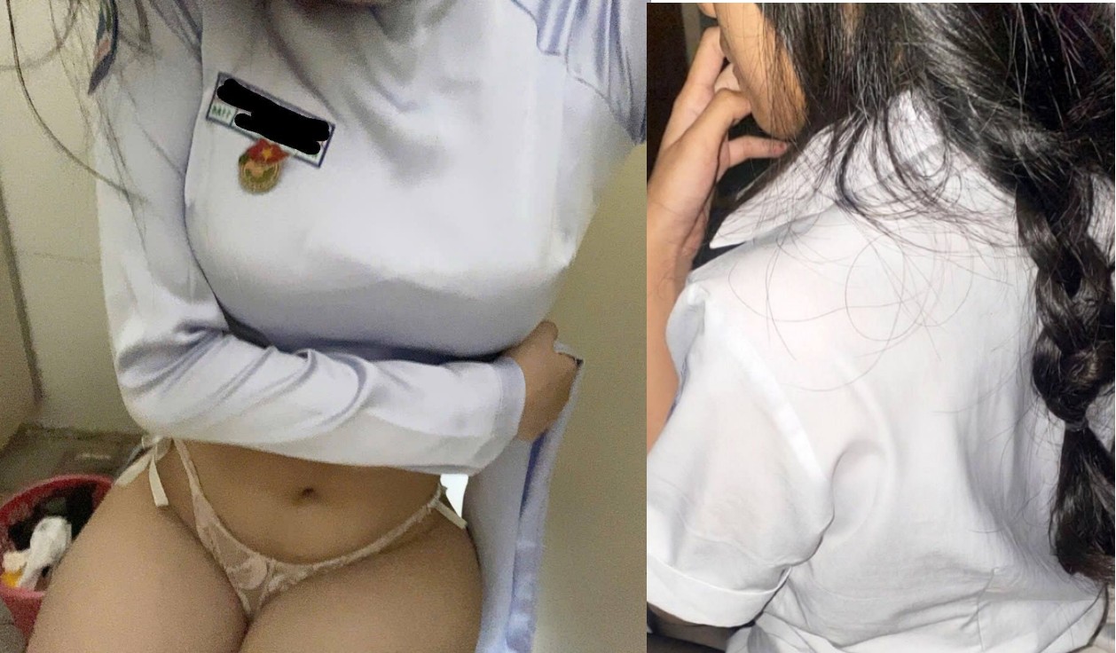 Clip nóng em nữ sinh áo dài dáng quyến rũ