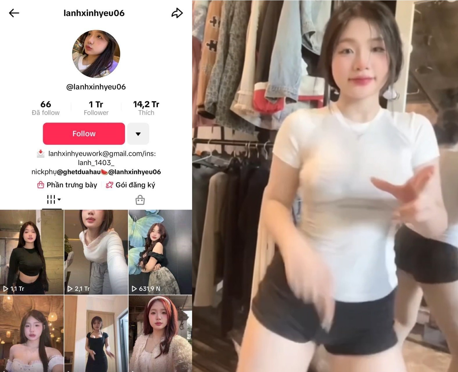 Clip sex tiktoker Lanhxinhyeu phục vụ miệng cho anh