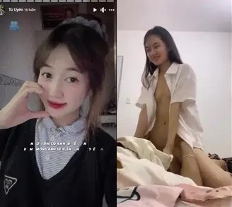 Clip Tú Uyên xinh gái ân ái không cởi đồng phục