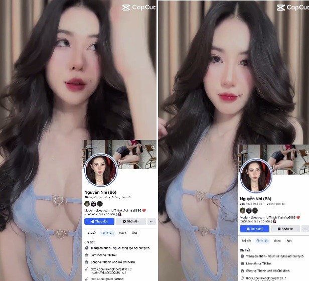 Cliphot sex TikToker Nguyễn Nhi mông căng chỗ kín xịn