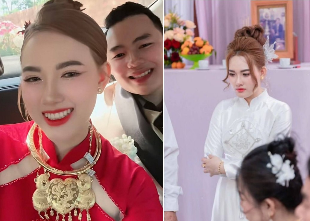 Cô dâu thèm thuồng không chịu nổi