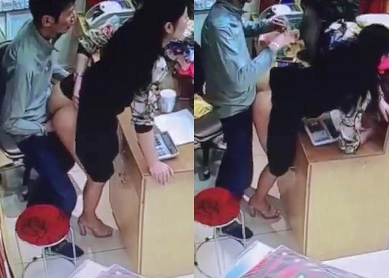 Hack Cam Cô Chủ Shop Nứng Lồn Cho Anh Bảo Vệ Doggy