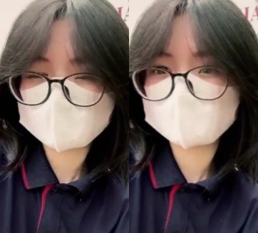 Học sinh Ngọc Lam đeo kính sexy khó cưỡng