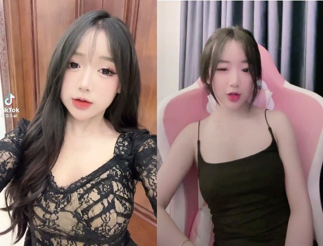 Hot tik tok Lê Huyền thích đụ