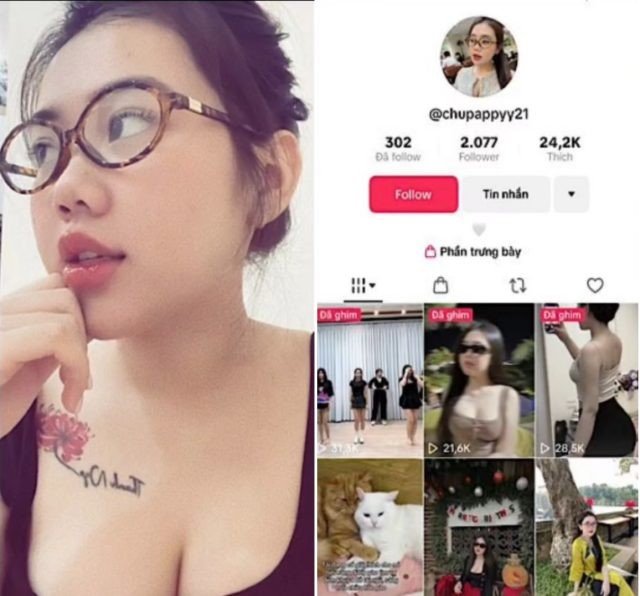 Idol tiktok ngực khủng tròn lắc dẻo