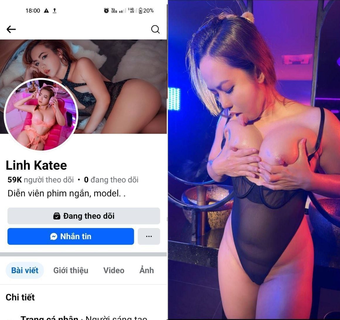 Linh Katee mũm mĩm làm tình sảng khoái