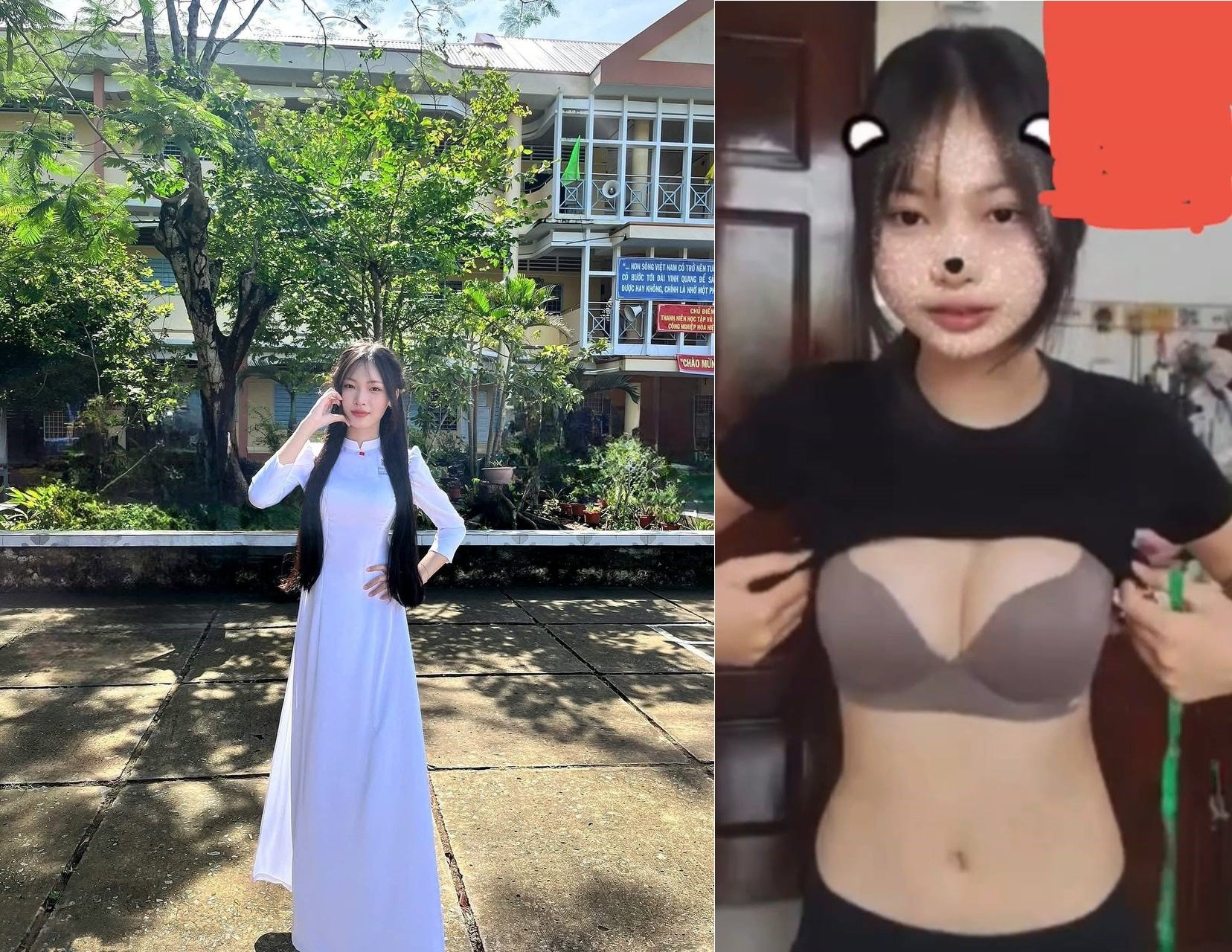 Lộ clip nóng em lớp trưởng ngây thơ
