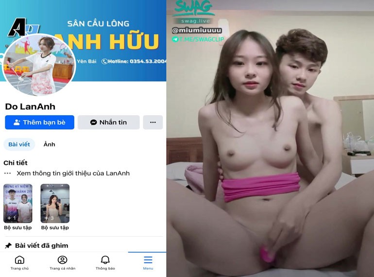Lộ Clip Sex Idol Đỗ Lan Anh Do LanAnh Với Bạn Trai Anh Hữu Badminton