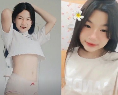 Nữ sinh móc bím đẹp