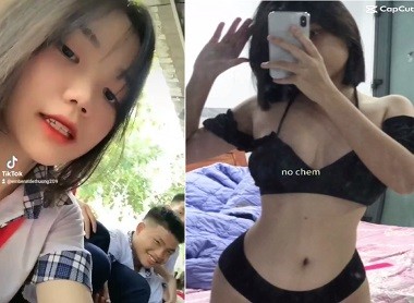 Sex nữ sinh quá nứng khi gặp trai đẹp