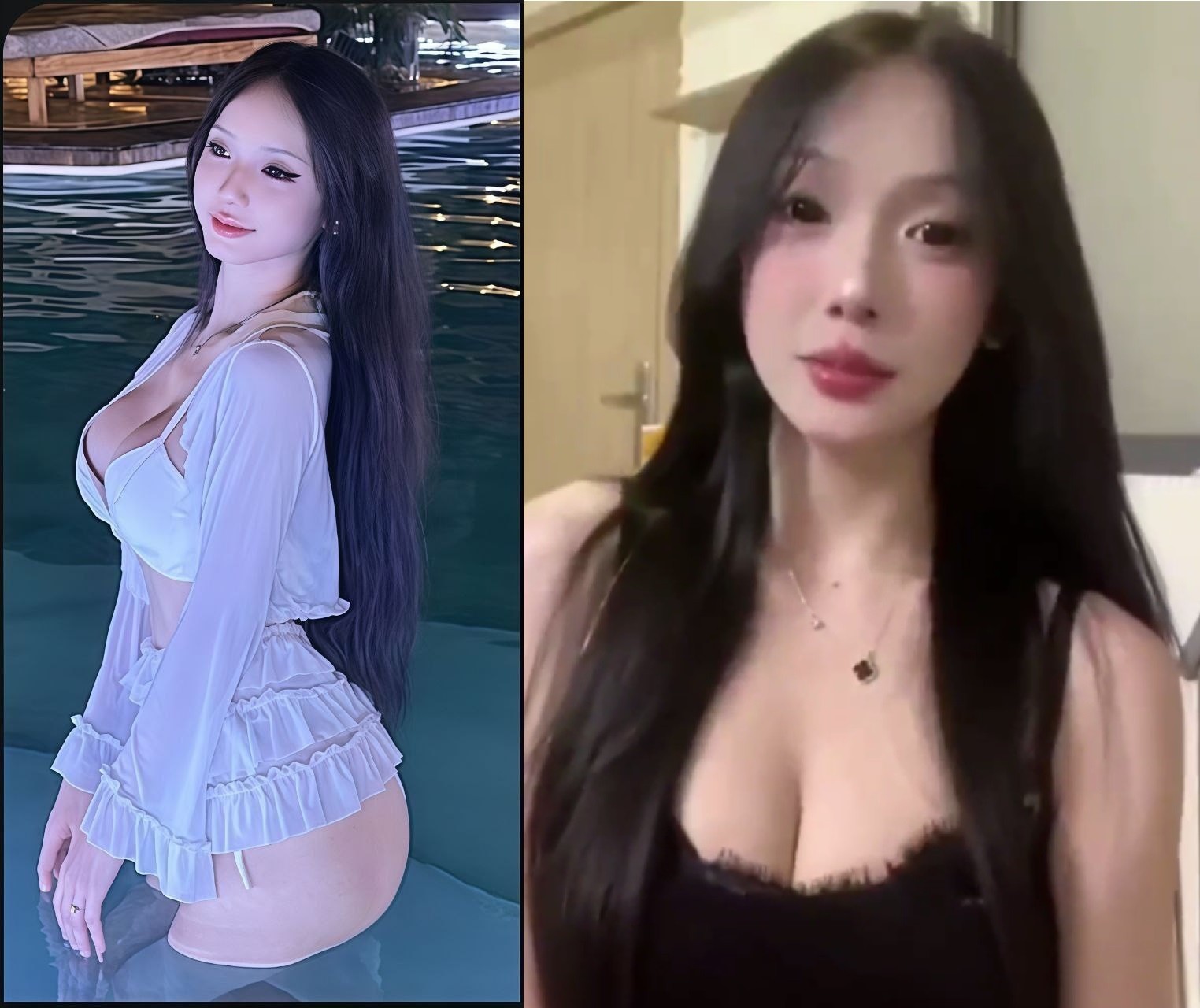 Sex sex em Tiktoker da trắng dáng gợi cảm