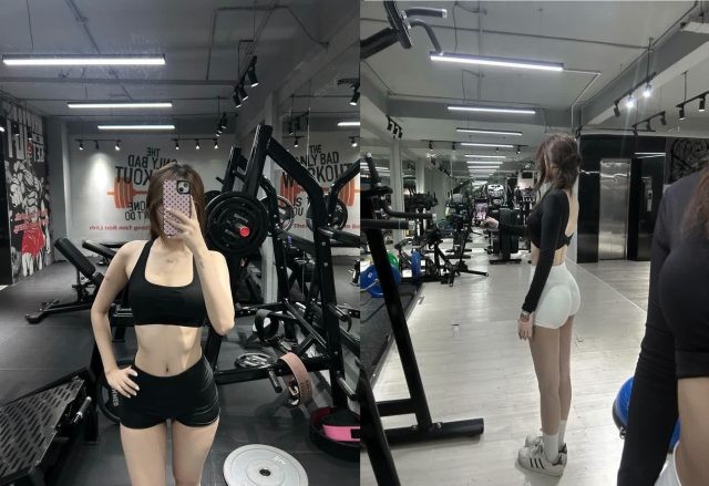 Sex tập thể em gymer ngọt nước