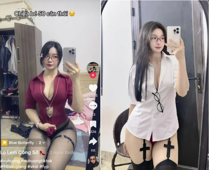 Siêu phẩm gái đẹp TikTok làm cave