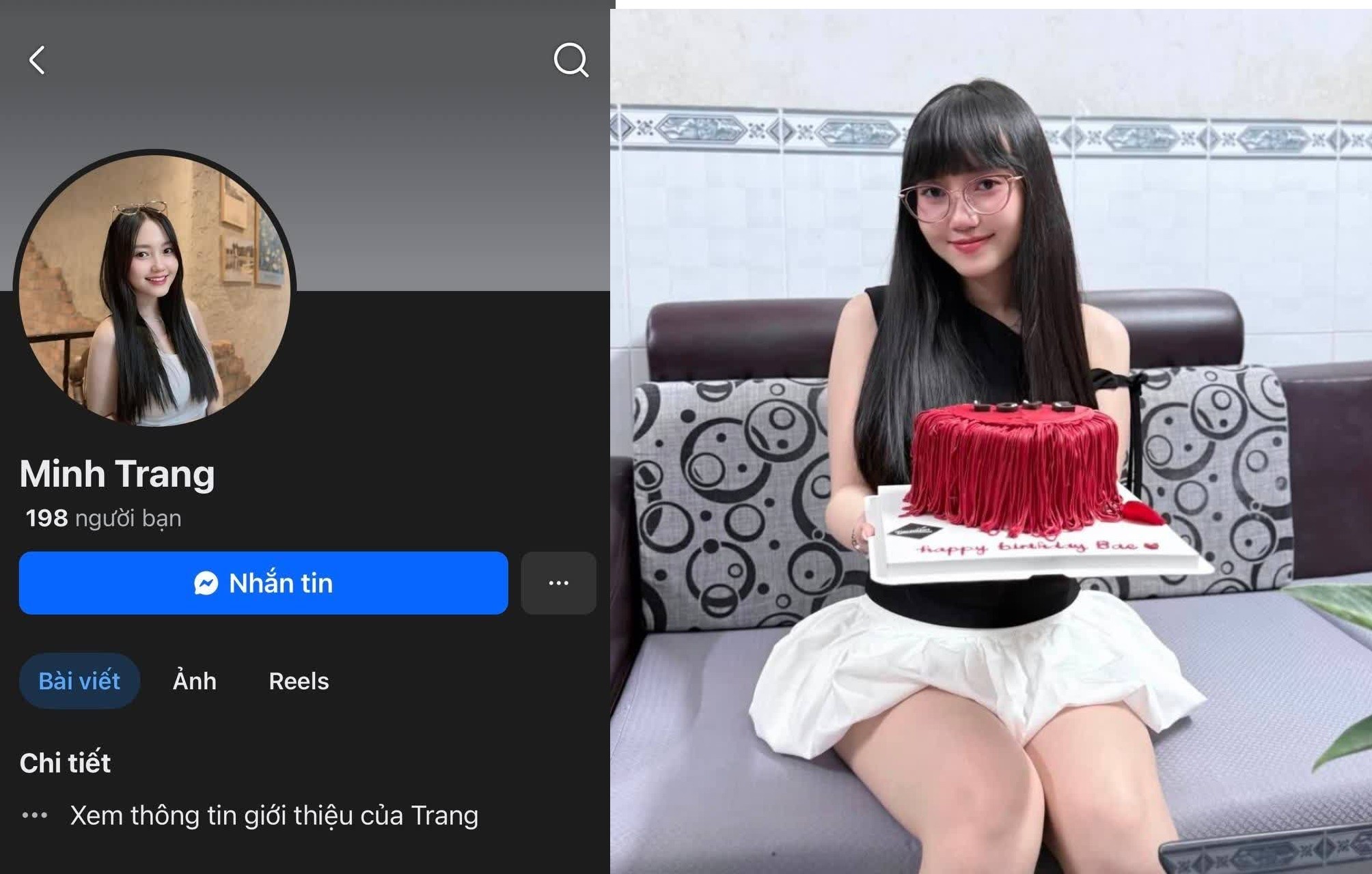 Sinh nhật nát lol em Minh Trang