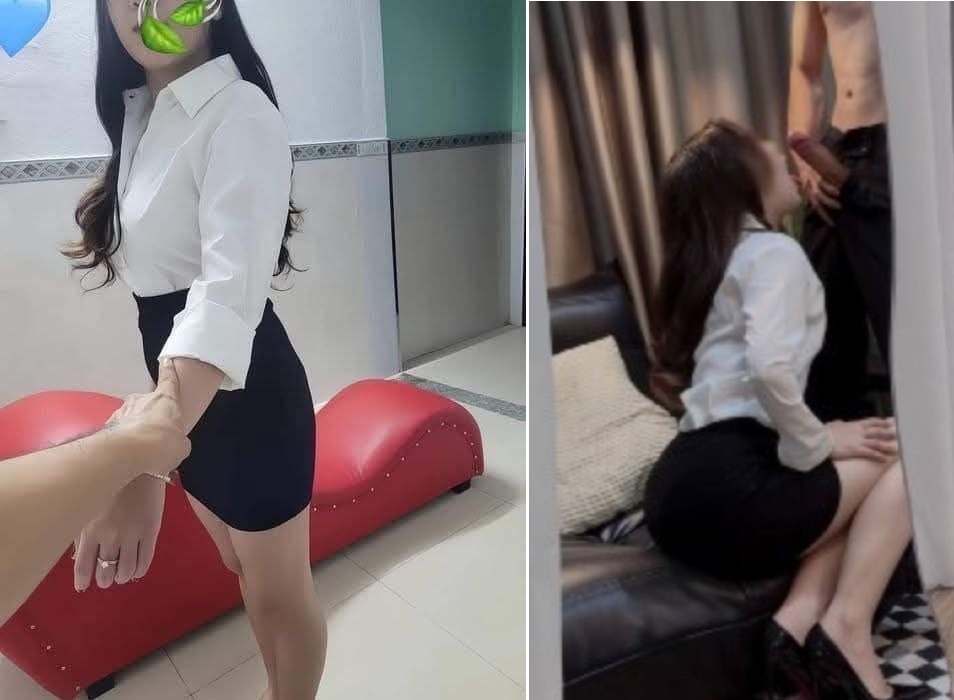 Thư ký bị đôi sếp làm rên inh ỏi
