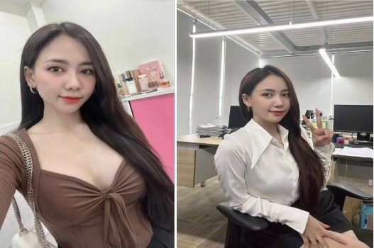 Thư ký đẹp lung linh ai cũng muốn phang