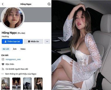 Tik toker Trương Hồng Ngọc thích khoe bím