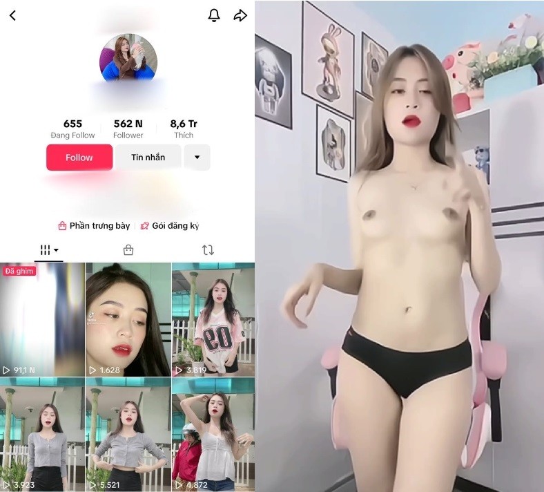 Tiktoker dáng ngon hết nước chấm
